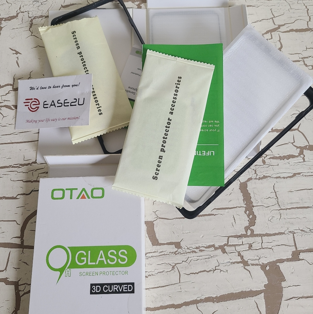 Samsung Note 9 Tempered Glass Screen Protectors Lot of 2